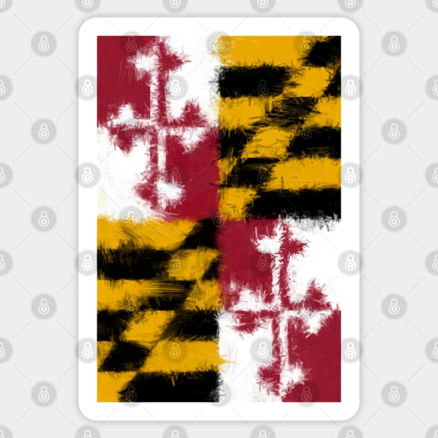 Maryland Flag Sticker by Historia